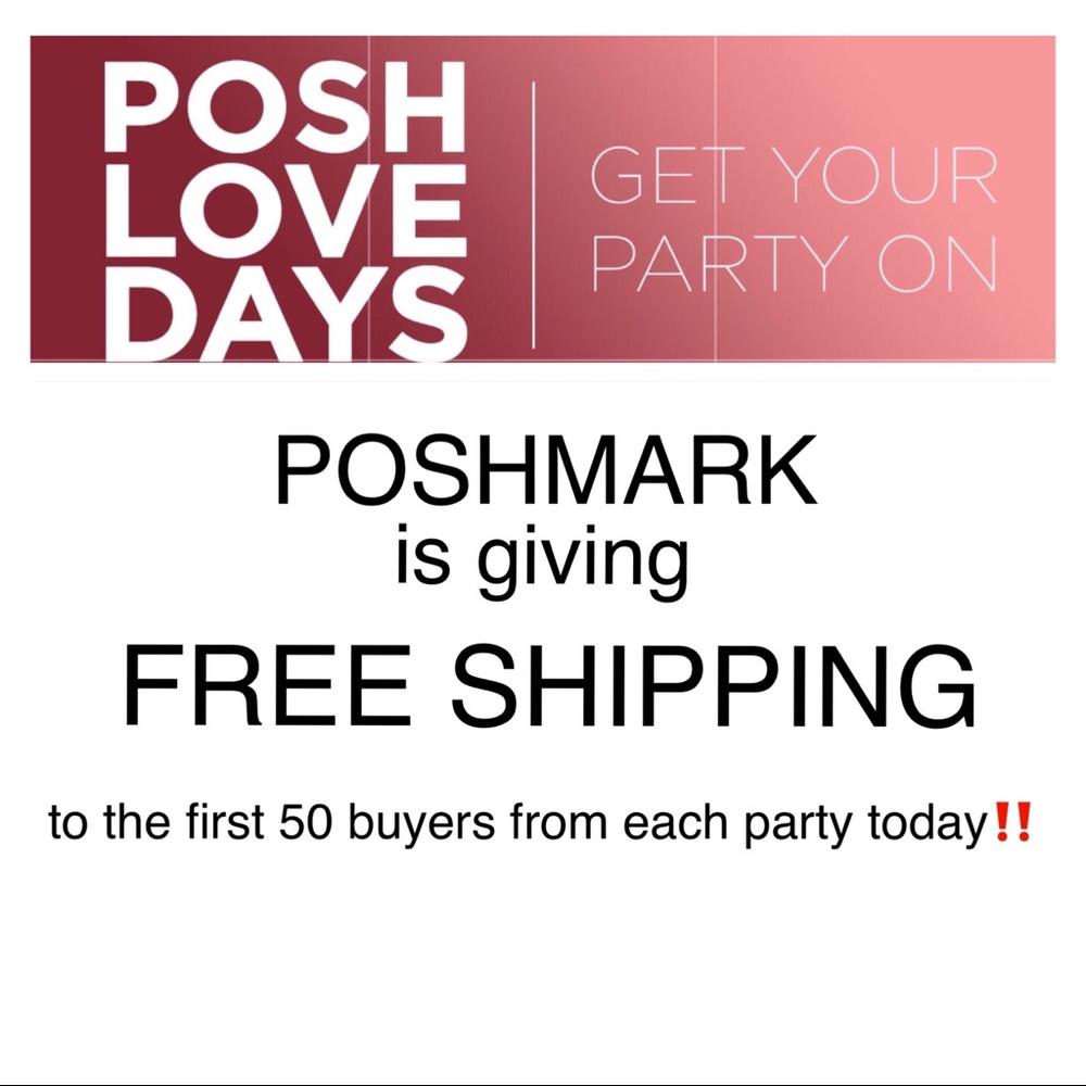 Poshmark is giving free shipping‼️
